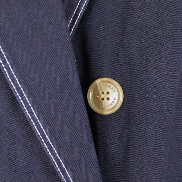 NWT Burberry Topstitched Double-breasted Coat - Picture 16 of 16